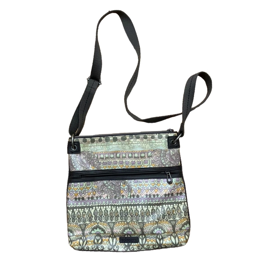 Sakroots Artist Circle Peace Elephant Print Eco Materials